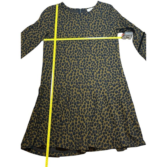Ann Taylor Loft Women’s Jacquard Leopard Print Fall Classic Brown Medium‎ Dress - Picture 4 of 7